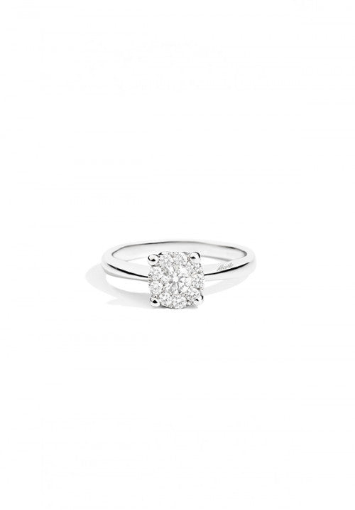 Recarlo - Anello da donna con diamanti linea NODO D'AMORE